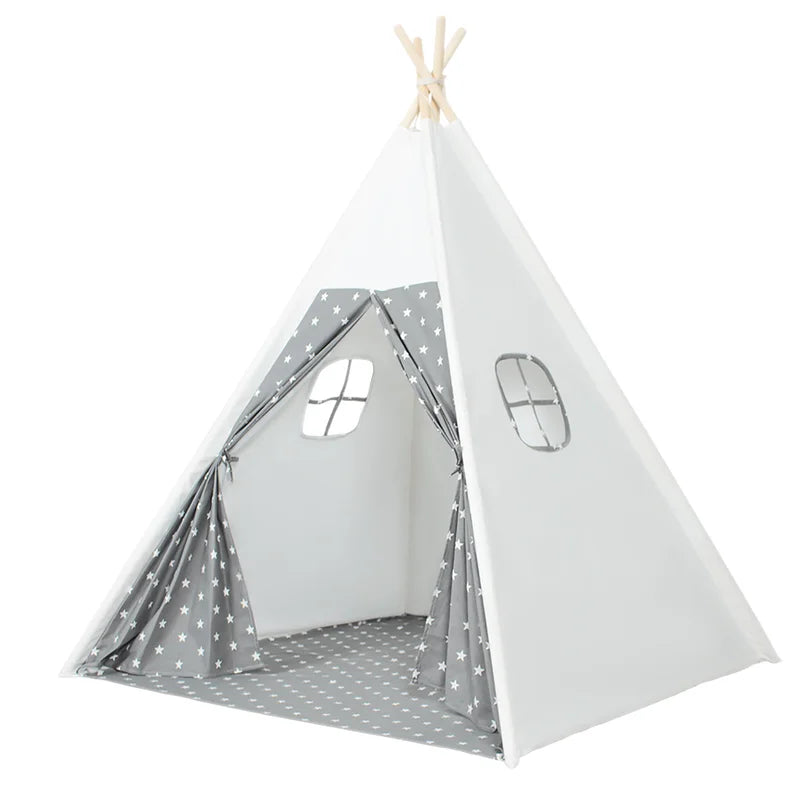47'' W X 47'' D Indoor / Outdoor Polyester Triangular Play Tent